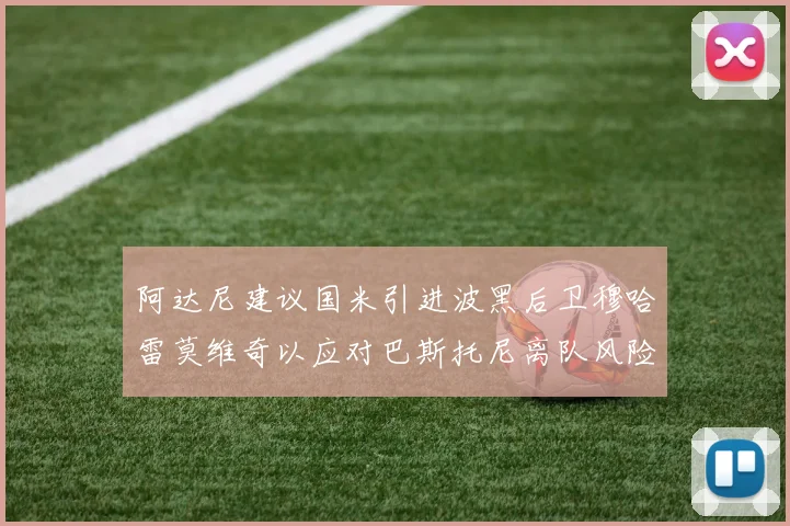 阿达尼建议国米引进波黑后卫穆哈雷莫维奇以应对巴斯托尼离队风险